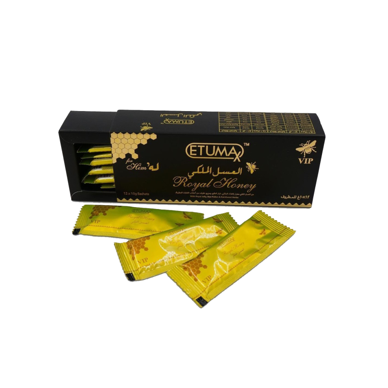 Miel aphrodisiaque etumax boite de 12 sticks de 10g